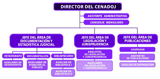 organigrama del CENADOJ
